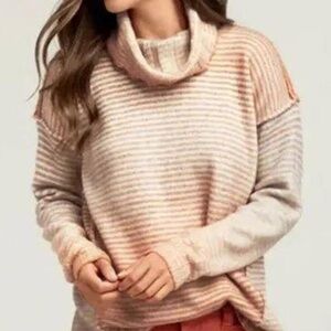 CAbi ombre turtleneck tunic sweater